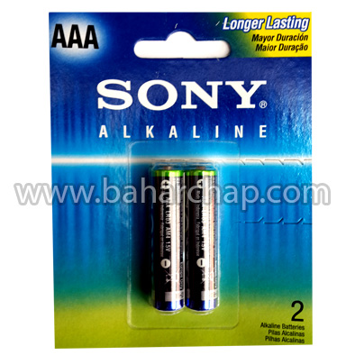 فروشگاه و خدمات اینترنتی بهارچاپ اصفهان-باطری نیم قلمی سونی آلکالاین-SONY Alkaline Battery